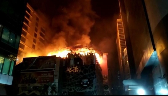 Kamala Mill Compound Hotels catches fire,