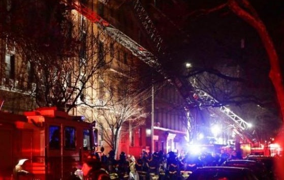 Fire in Apartment in New York