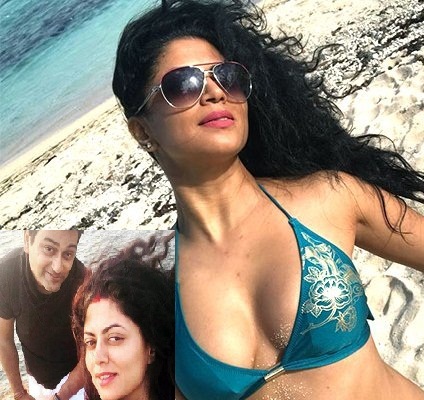 Vacations celebrate by Kavita Kaushik in Mauritius