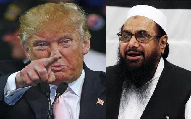 trump vs hafiz saeed