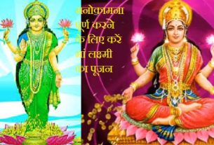 To fulfill your wish, worship of Lord Lakshmi