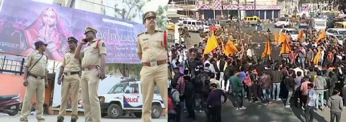 Karni sena protest against 'Padmavat'