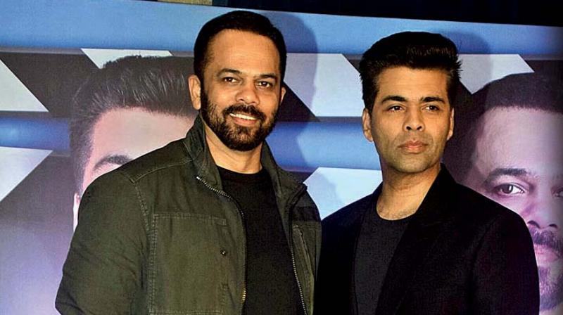 Karan Johar and Rohit Shetty