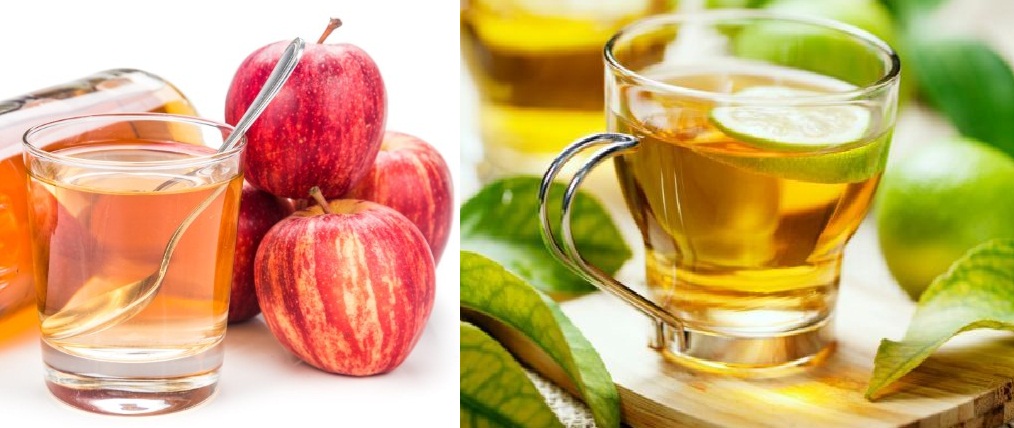 eat apple and drink green tea for good health