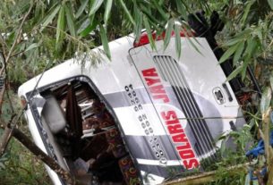 Indonesia: 27 killed, 18 injured in bus accident