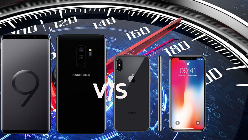 Galaxy S9 overtook iPhone X in Network Speed