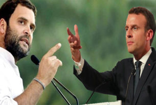 Immanuel Macroon and rahul gandhi