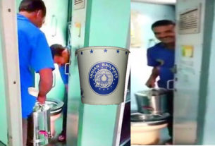 Negligence in Railways: Toilet Water filled for Tea-Coffee, Fines to contractor