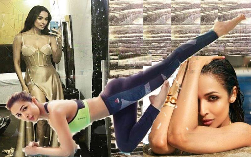 Malaika Arora in the gym did this work with the trainer, see video