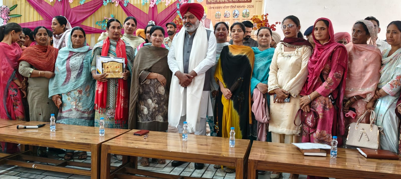 ਵਿੱਤ ਮੰਤਰੀ ਵੱਲੋਂ ਦਿੜ੍ਹਬਾ ਵਿਖੇ 100 ਉਦਮੀ ਔਰਤਾਂ ਦਾ ਸਨਮਾਨ