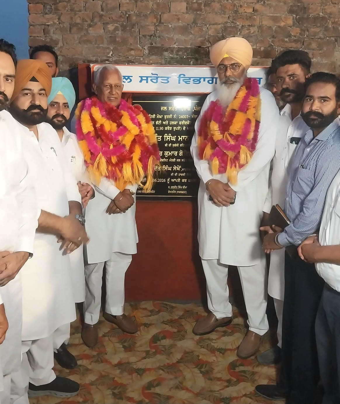 ਕੈਬਨਿਟ ਮੰਤਰੀ ਬਰਿੰਦਰ ਕੁਮਾਰ ਗੋਇਲ ਵੱਲੋਂ ਫ਼ਰੀਦਕੋਟ ਹਲਕੇ ਵਿੱਚ ਬਹੁ-ਕਰੋੜੀ ਪੁਲਾਂ ਅਤੇ ਪੱਕੇ ਖਾਲਿਆਂ ਦਾ ਉਦਘਾਟਨ