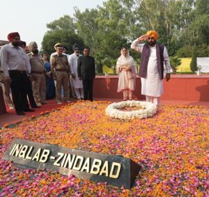 ਸਾਡੀ ਸਰਕਾਰ ਸ਼ਹੀਦ-ਏ-ਆਜ਼ਮ ਭਗਤ ਸਿੰਘ, ਰਾਜਗੁਰੂ, ਸੁਖਦੇਵ ਦੇ ਆਦਰਸ਼ਾਂ ‘ਤੇ ਚੱਲ ਰਹੀ ਹੈ: ਮੁੱਖ ਮੰਤਰੀ ਭਗਵੰਤ ਸਿੰਘ ਮਾਨ