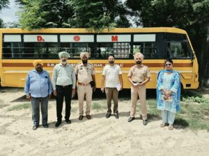 ਸੇਫ ਸਕੂਲ ਵਾਹਨ ਪਾਲਿਸੀ ਤਹਿਤ ਵੱਖ-ਵੱਖ ਸਕੂਲਾਂ ਦੀਆਂ ਵੈਨਾਂ ਦੀ ਚੈਕਿੰਗ