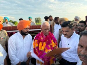 ਮੁੱਖ ਮੰਤਰੀ ਭਗਵੰਤ ਸਿੰਘ ਮਾਨ ਦੀ ਸੋਚ ਖੇਤਾਂ ਤੱਕ ਪੁੱਜੀ; ਟੇਲਾਂ ’ਤੇ ਵਗਿਆ ਨਹਿਰੀ ਪਾਣੀ: ਬਰਿੰਦਰ ਕੁਮਾਰ ਗੋਇਲ
