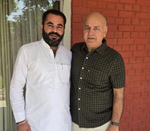 ਸਿਸੋਦੀਆ ਨਾਲ ਮਿਲੇ ਸਵਨਾ, ਸਰਹੱਦੀ ਕਿਸਾਨਾਂ ਦੀ ਕੱਚੀ ਜ਼ਮੀਨ ਪੱਕੀ ਕਰਨ ਦਾ ਮੁੱਦਾ ਉਠਾਇਆ