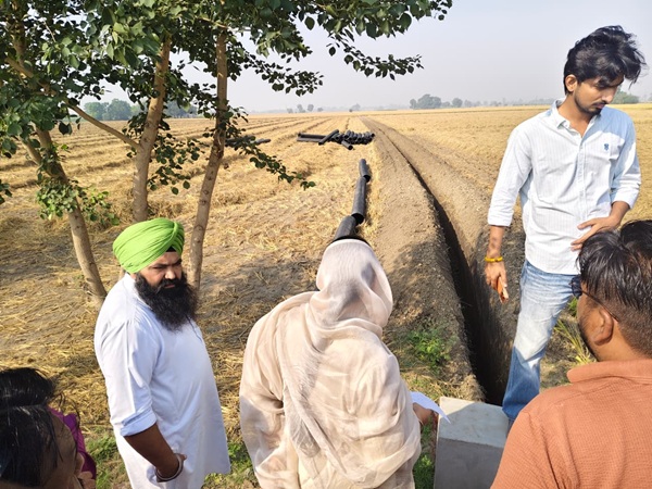 ਪਿੰਡ ਮਾਝੀ ਵਿਖੇ 53.56 ਲੱਖ ਰੁਪਏ ਦੀ ਲਾਗਤ ਨਾਲ ਜ਼ਮੀਨਦੋਜ਼ ਪਾਈਪਲਾਈਨ ਵਿਛਾਉਣ ਦੇ ਕੰਮ ਦੀ ਵਿਧਾਇਕ ਨਰਿੰਦਰ ਕੌਰ ਭਰਾਜ ਨੇ ਕਰਵਾਈ ਸ਼ੁਰੂਆਤ